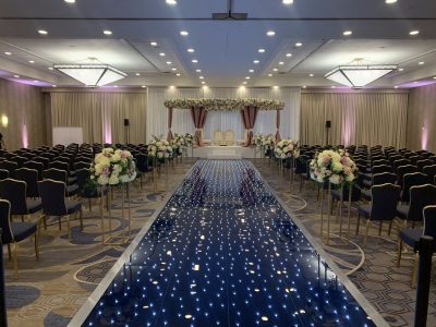 After Wedding Black Starlit Dance Floor