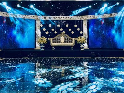 Black Starlit Dance Flooring