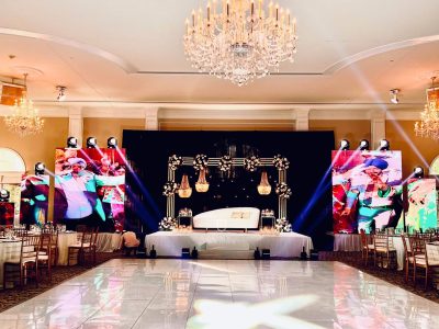 Custom White Starlit Dance Floor