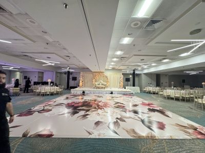 Full Floral Print Dance Floor
