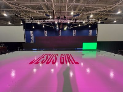 Monogram Dance Floor Wrap Services