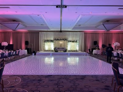 White Starlit Dance Floor Wrapping